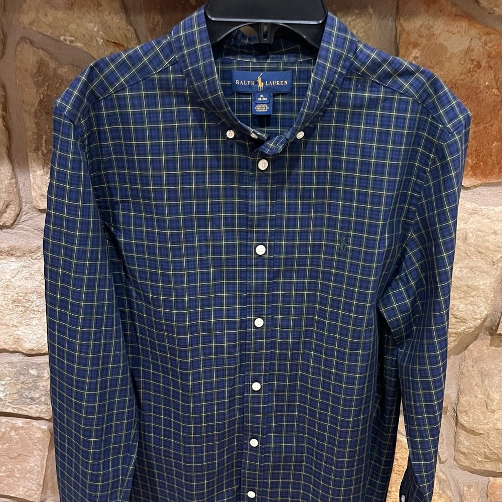 Ralph Lauren Button Down Shirt Boy’s 18/20 or Mens Small or X-Small Pony Logo